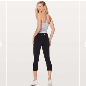 Lululemon Align Crop 21" Black Size 6 W6AMPS